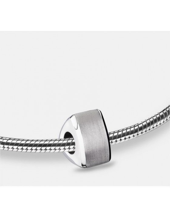 Breloque: Essence - Plaqué Rhodium Deux Tons Breloque: Essence - Plaqué Rhodium Deux Tons