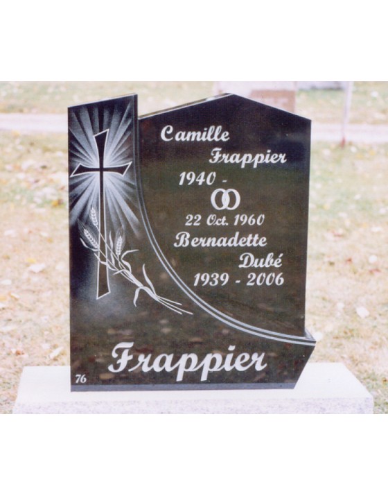 Croix scintillante & gerbe de blé Croix scintillante & gerbe de blé